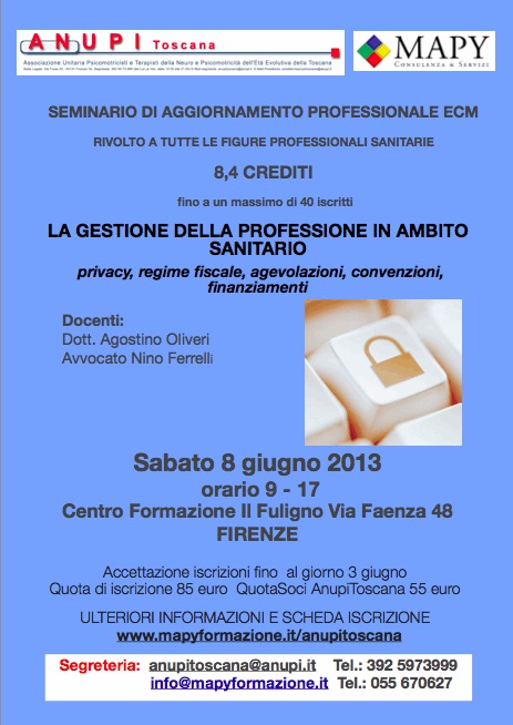 Locandina seminario 8 giugno 2013