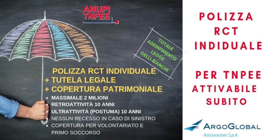 Assicurazione di Responsabilità Civile Professionale RCT - 2019
