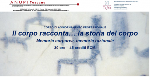 intestazione locandina - Il corpo racconta